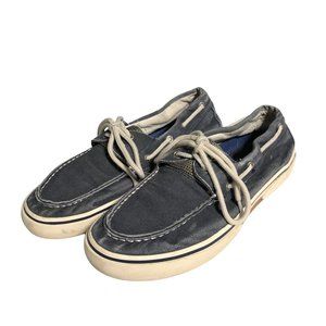 Sperry Canvas Boat Shoes-Sz 9.5